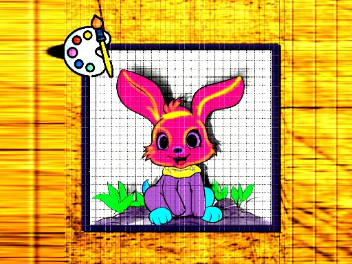 Easter Eggstravaganza Coloring gameplay